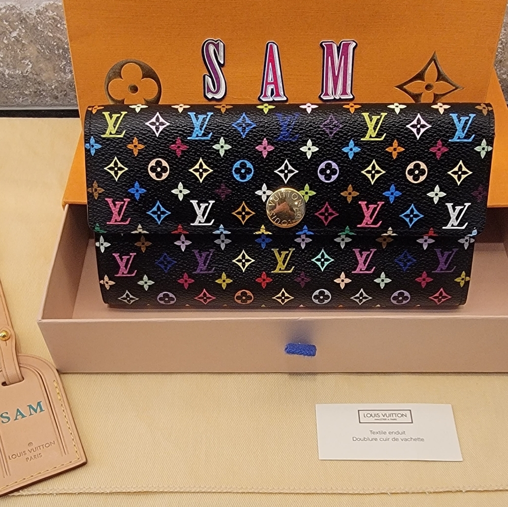 Vuitton Multicolore Sarah Wallet